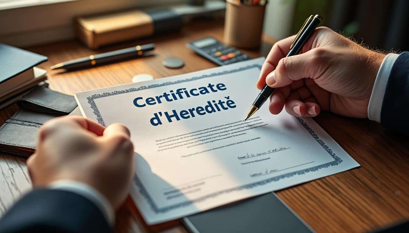 Certificat d'hérédité en banque : guide complet 2026