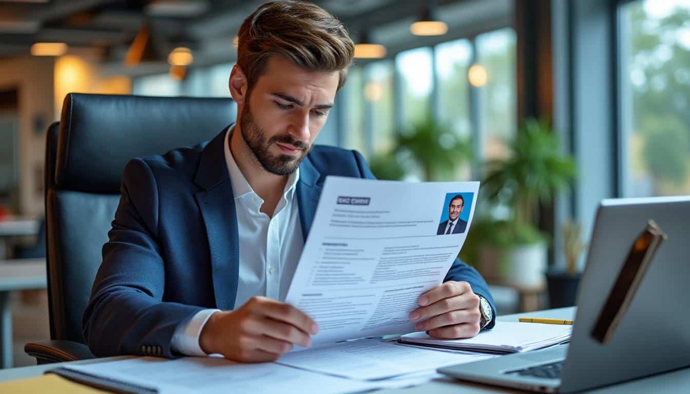 Illustration: Comprendre la structure idéale et le format d’un CV bancaire